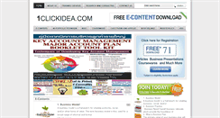 Desktop Screenshot of 1clickidea.com